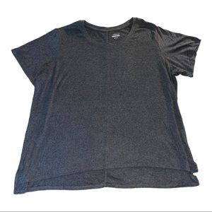 BCG Activewear Off-Shoulder Top grey baggy